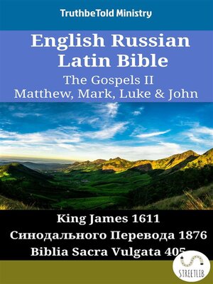 cover image of English Russian Latin Bible--The Gospels II--Matthew, Mark, Luke & John